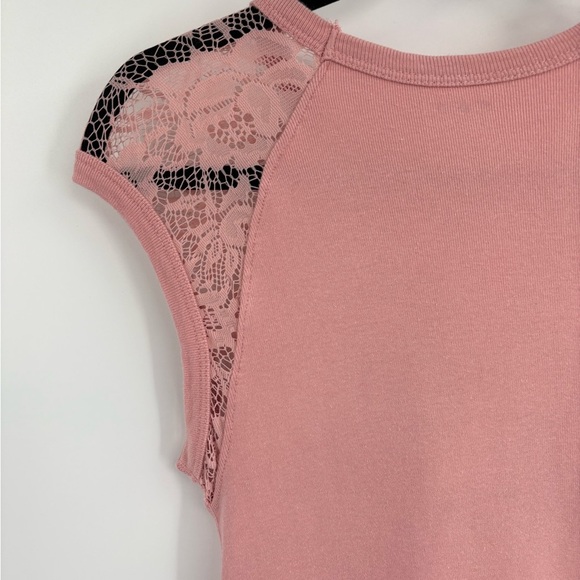 3 three dots pink short sleeve tee T-shirt size large - Picture 10 of 14